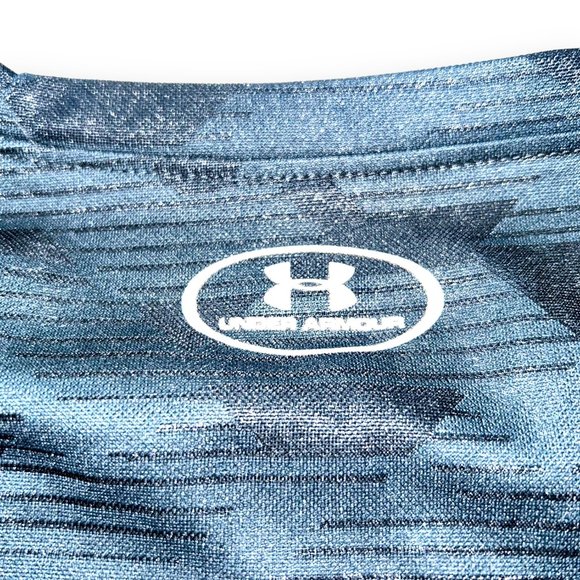 π2/$20π Under Armour Heatgear Kids' Short-sleeve Top, Black, Large - Picture 4 of 6